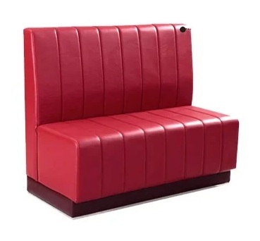 Ghế băng sofa quán cafe bọc da, nỉ hiện đại GSF278 khung gỗ bọc da sfc07