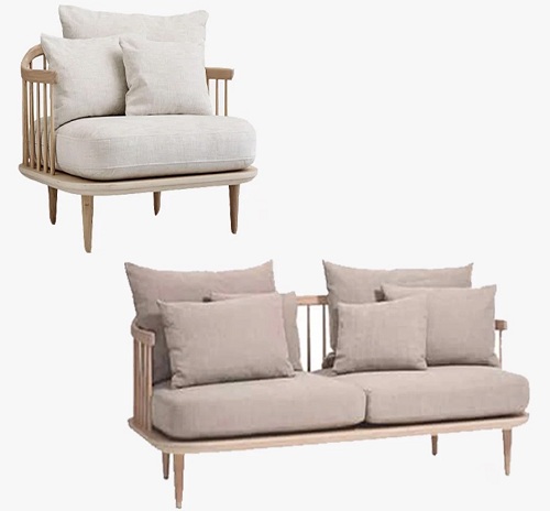 Ghế sofa Rustic khung gỗ tần bì tự nhiên GSF271