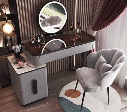 Bàn phấn nữ trang mặt kính cường lực BP90