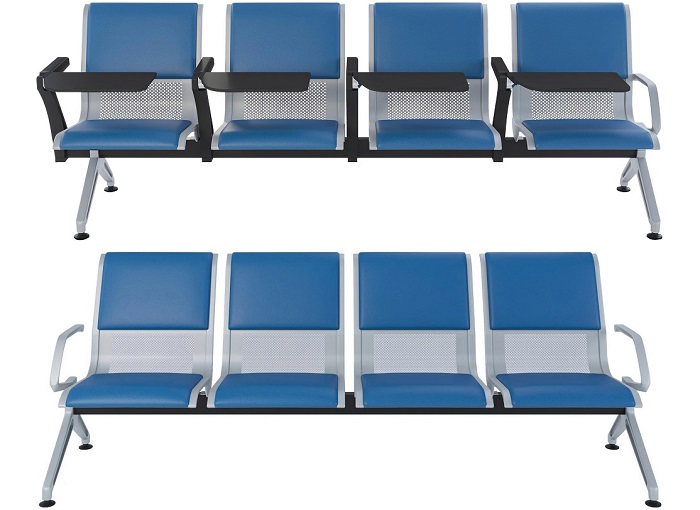 Ghế chờ gauss chair sân bay tân sơn nhất loại bốn băng có tay và bàn viết