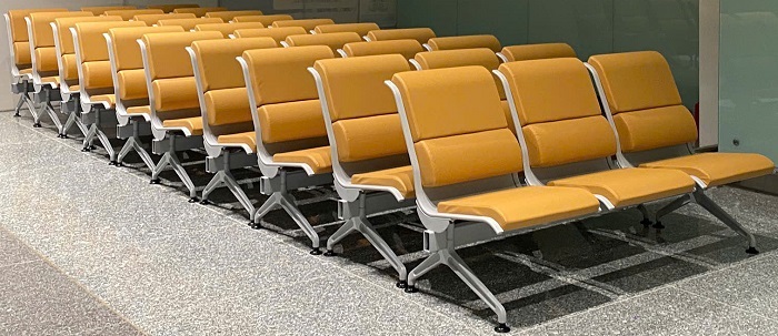 Ghế 3 băng gauss chair FU-10B lắp đặt sân bay nội bài