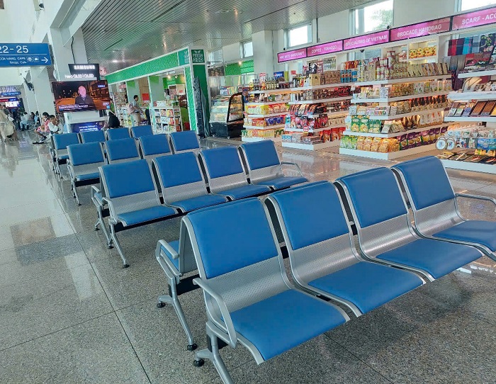 Ghế chờ 4 băng Gauss Chair FU-12 sân bay Tân Sơn Nhất